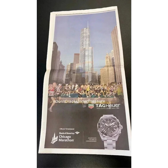 Vintage 2015 Bank of America Chicago Marathon Commemorative Results Newspaper - Picture 2 of 7